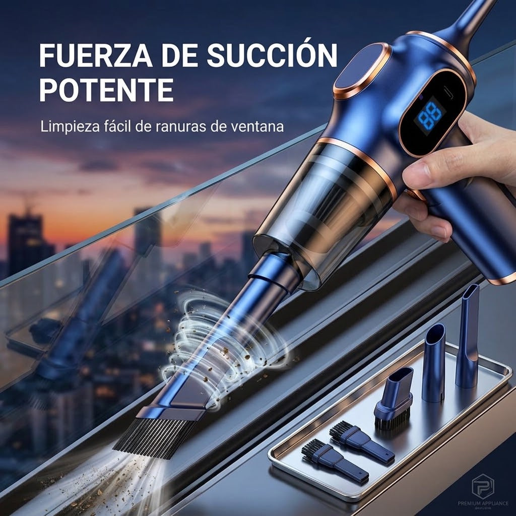 Aspiradora de Mano Inalámbrica para Coche y Hogar