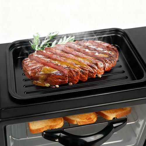 3 In 1 Electric Household Breakfast Machine Sandwich Maker Multifunction Coffee Maker Oven Bread Pizza Frying Pan