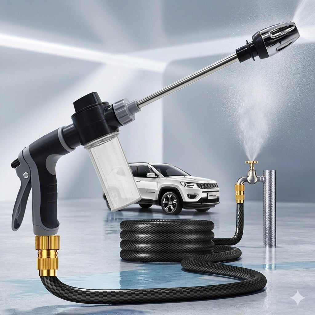 Pistola de Agua a Presión para Lavado de Coches, Jardín y exteriores